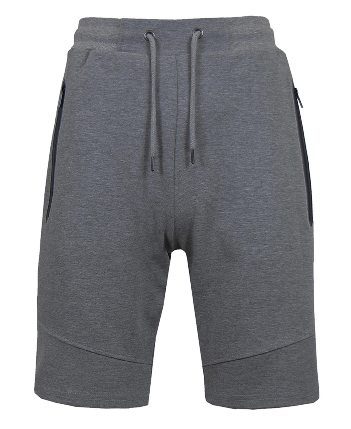 Wicked Stitch Men's Slim Fit Tech Fleece Performance Active Jogger Shorts In Charcoal