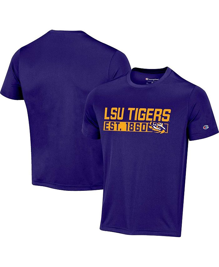 Champion Men's Purple LSU Tigers Impact Knockout T-shirt - Macy's