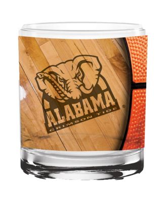 Alabama Crimson Tide 14 Oz Basketball Glass