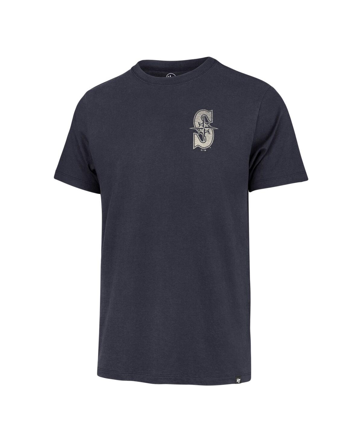 Shop 47 Brand Men's ' Navy Seattle Mariners Turn Back Franklin T-shirt