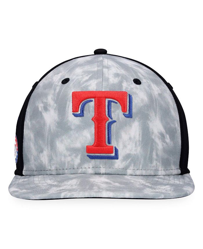 Majestic Men's Gray Texas Rangers Smoke Dye Snapback Hat - Macy's