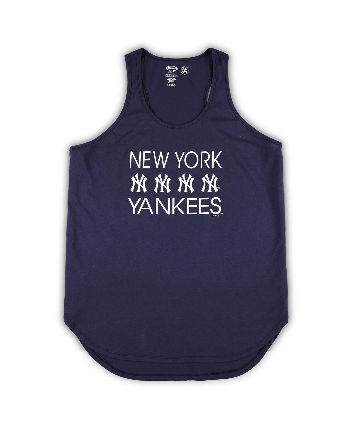 New York Yankees Concepts Sport Meter T-Shirt and Pants Sleep Set -  Navy/Gray