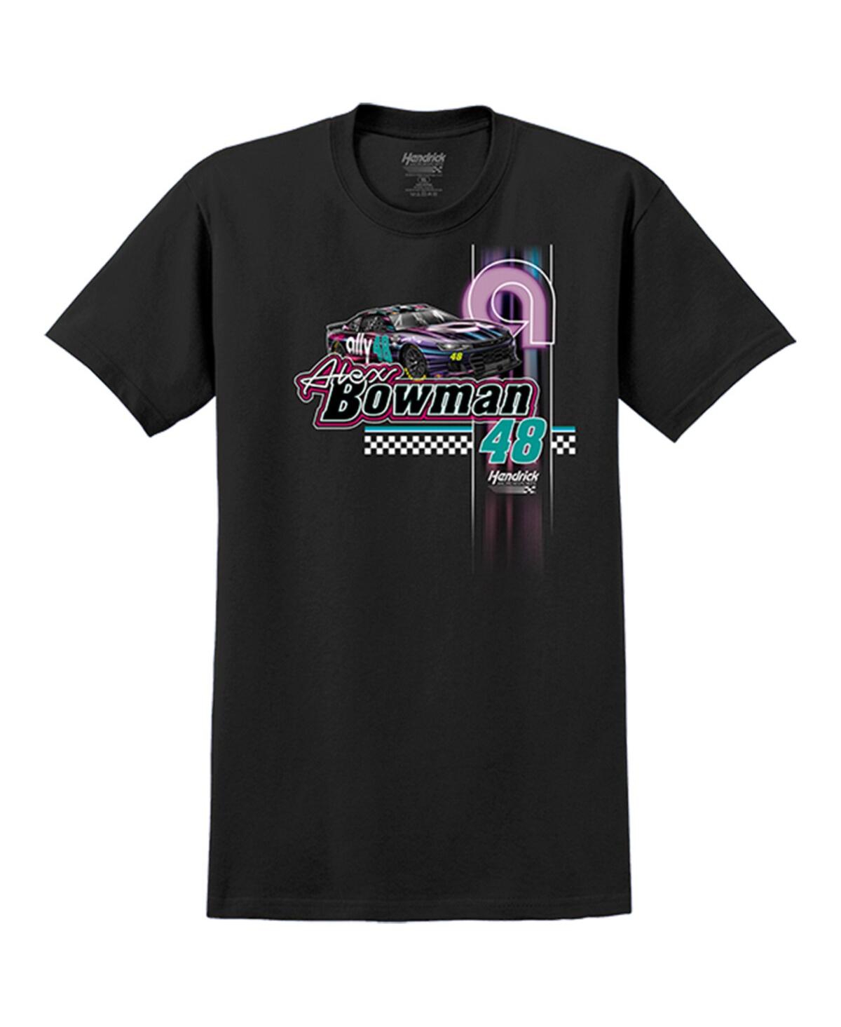 Shop Hendrick Motorsports Team Collection Men's  Black Alex Bowman Ally Night Car T-shirt