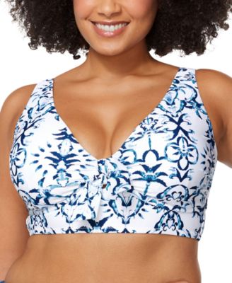 Raisins Curve - Trendy Plus Size Malibu Printed Bikini Top