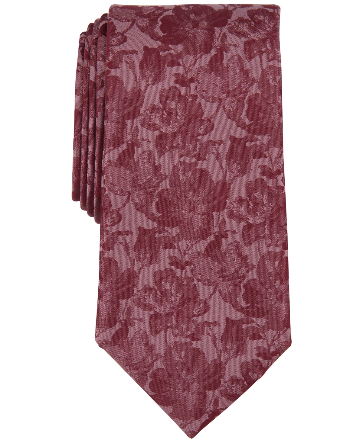 Michael Kors Men's Carman Classic Floral Tie In Rose