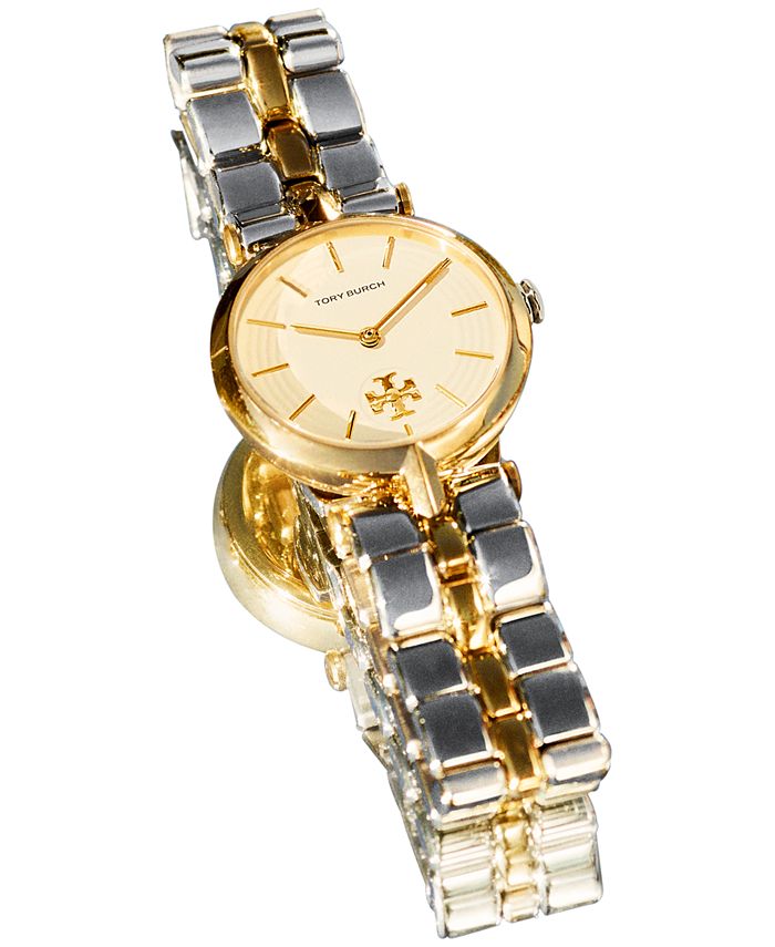 Tory Burch Women's Kira Two-Tone Stainless Steel Bracelet Watch