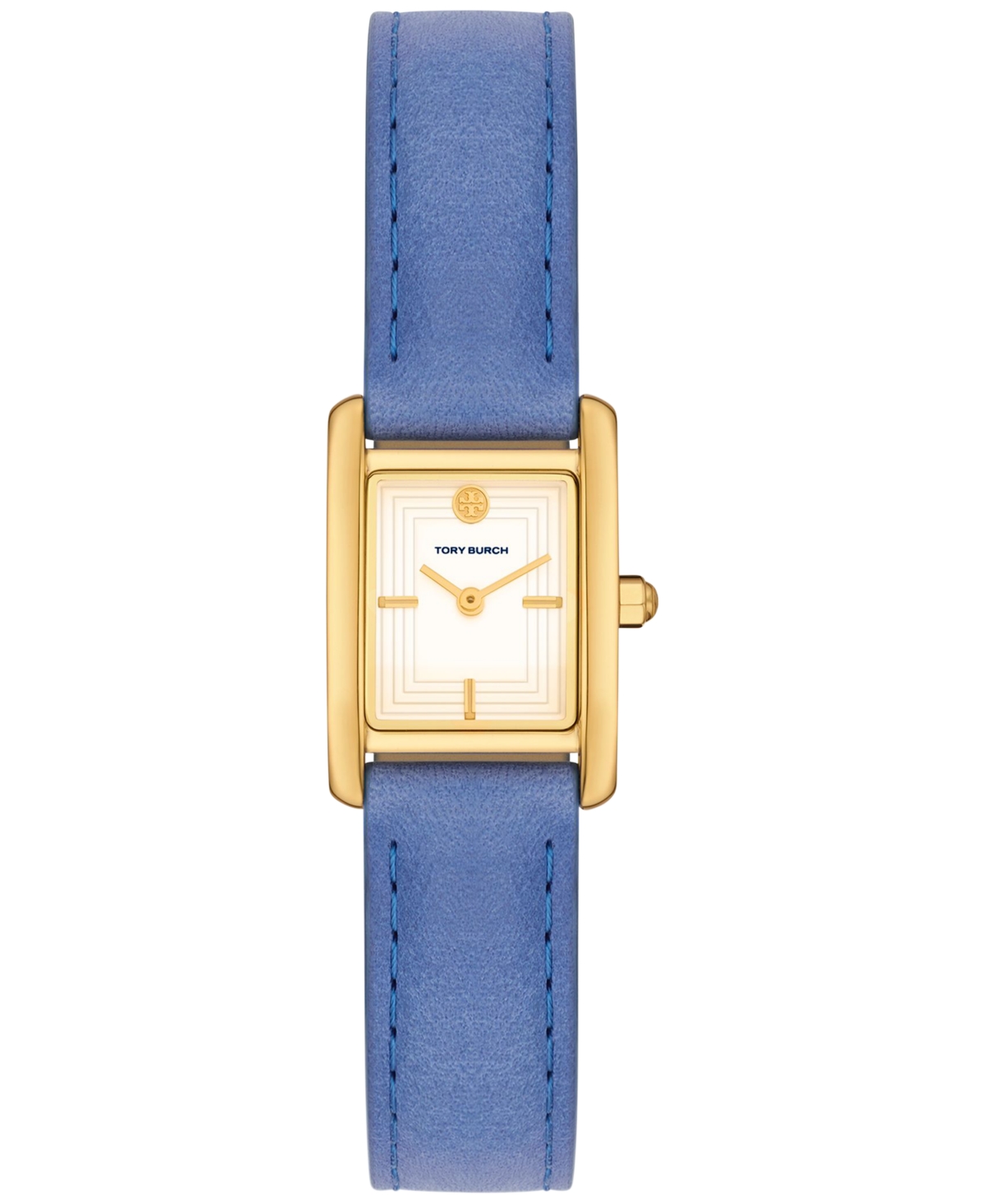 Tory Burch Women's The Eleanor Blue Leather Strap Watch 19mm