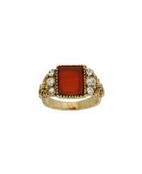 Semi-Precious Crystal Ring
