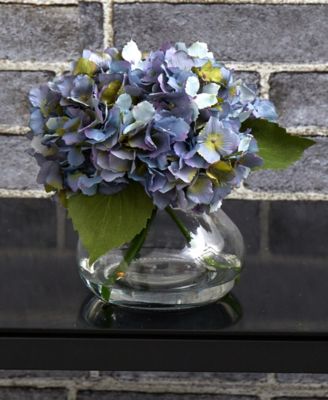 Blooming Hydrangea Artificial Arrangement in Vase