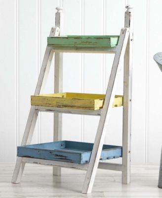 26.5" Farmhouse Decorative Plant Display Stand