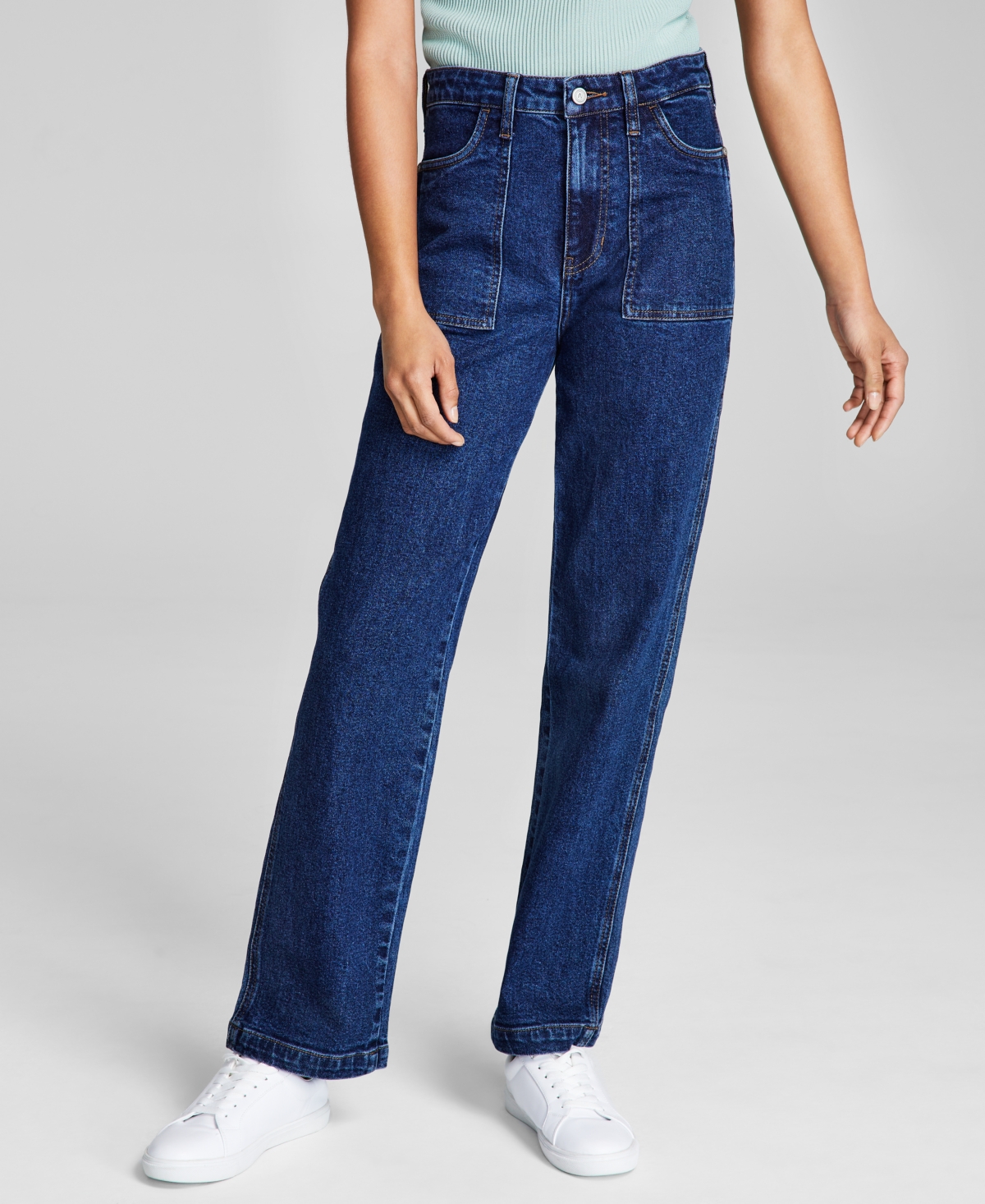And Now This Women's High-rise Straight-leg Jeans In Diligent