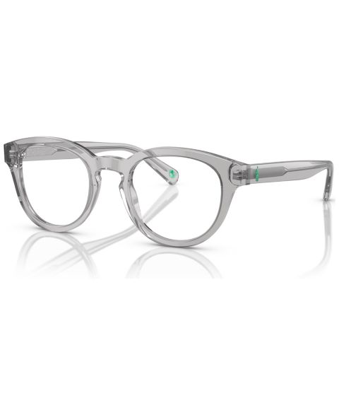 Мужские очки Polo Ralph Lauren Man Panthos Plastic PH2262 Eyeglasses, цвет: Блестящий прозрачный серый