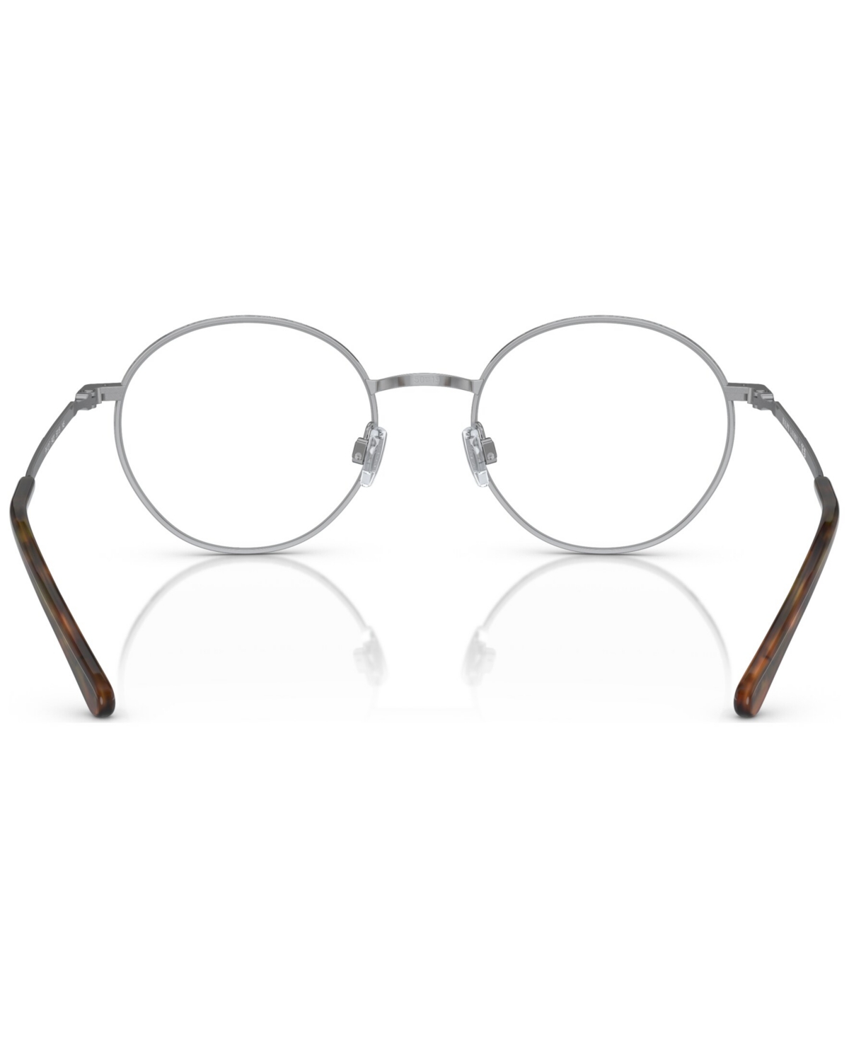 Polo Ralph Lauren Men's Round Eyeglasses, PH1217 52 - Brushed Silver-Tone