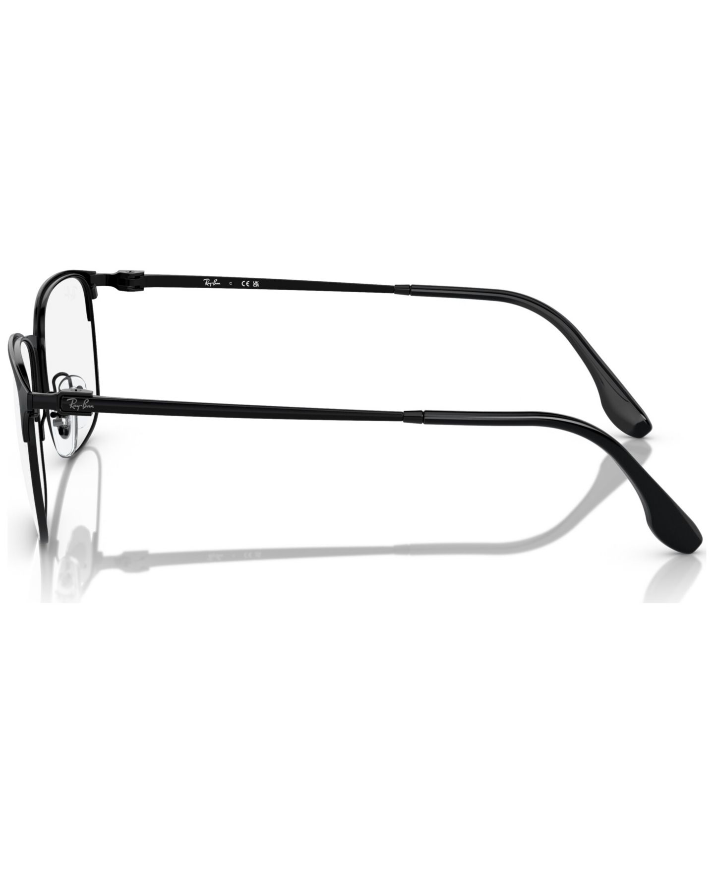 Мужские очки Ray-Ban Man Pillow Metal RB6494 Optics Eyeglasses, цвет: Чёрный — фото 3