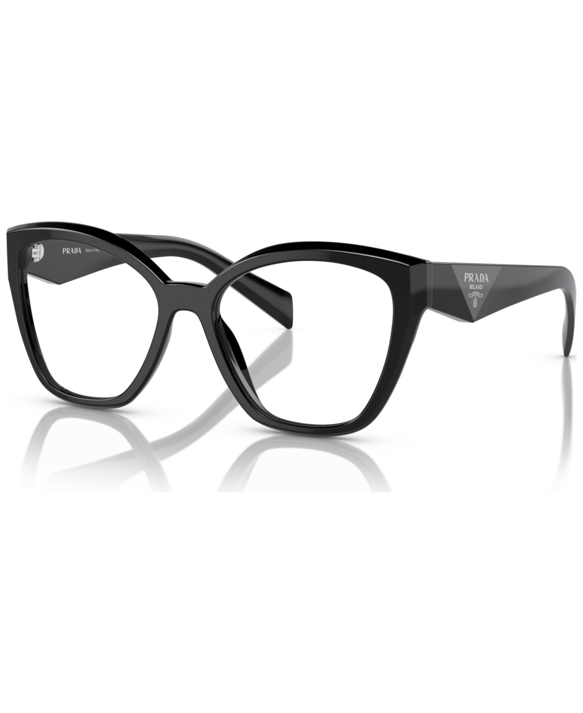 Women's Irregular Eyeglasses, Pr 20ZV 54 - Black