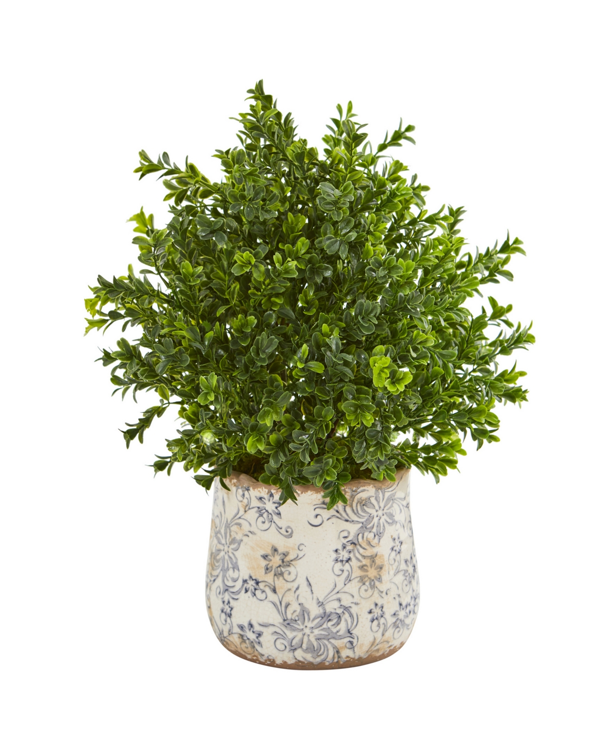 Nearly Natural 18in. Sweet Grass Artificial Plant In Floral Vase In Green