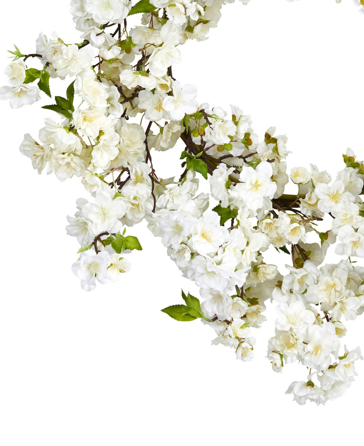 NEARLY NATURAL 24" CHERRY BLOSSOM WREATH 