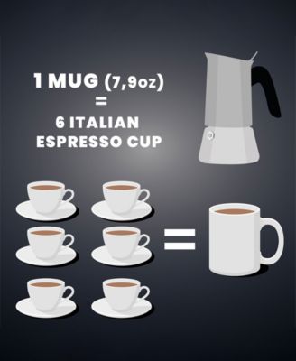 Venus 6 Cup Stainless Steel Coffeemaker - 7.9 oz