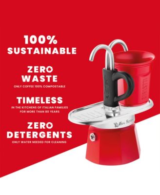 Set Mini "R" 2TZ Plus 2 Bicchierini Coffeemaker