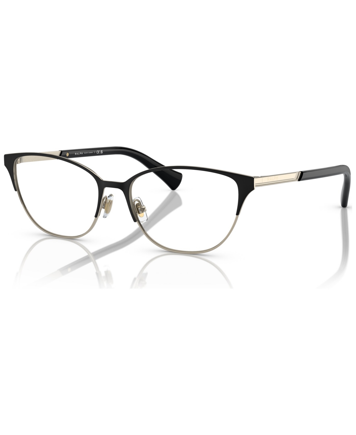 Women's Cat Eye Eyeglasses, RA6055 54 - Semi Shiny Black