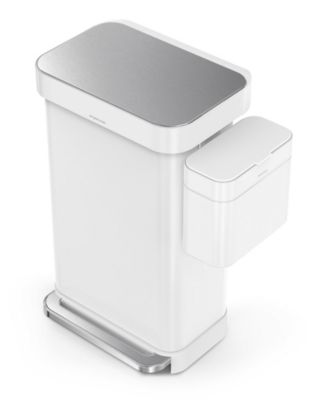 4.5 Liter Round Step Bathroom Trash Can with Soft-Close Lid