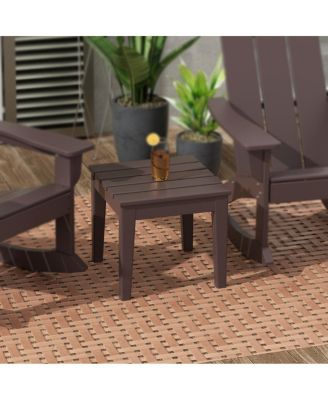 Outdoor Patio Modern Adirondack Side Table