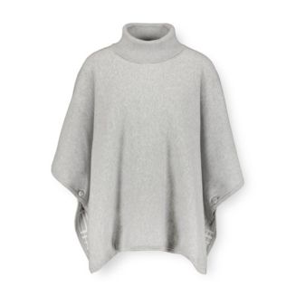 Hope & Henry Women's Organic Cotton Turtleneck Sweater Cape - Macy's