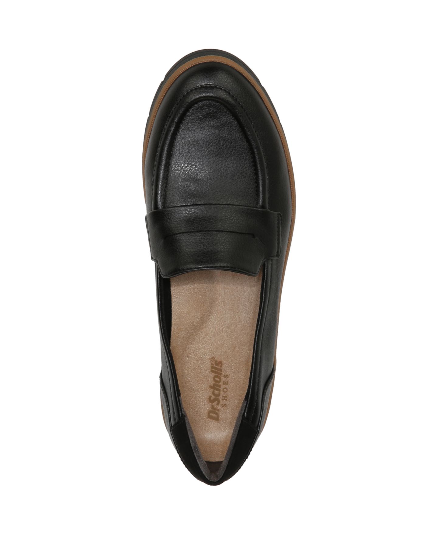 Женские туфли Dr. Scholl's Nice Day Lug Sole, цвет: Чёрный / Чёрная искусственная кожа — фото 4