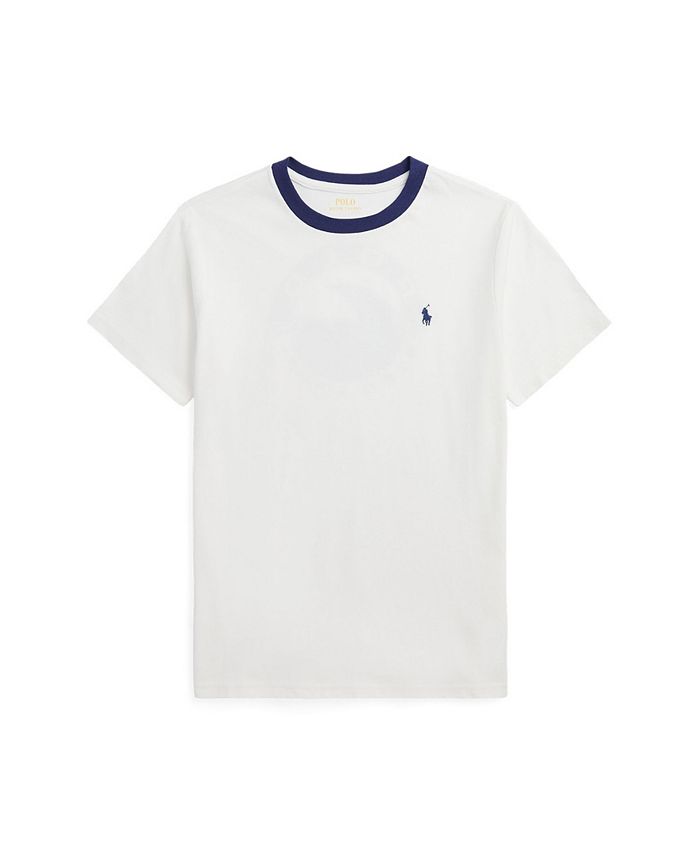 Polo Ralph Lauren Big Boys Cotton Jersey Crewneck T-Shirt - Macy's