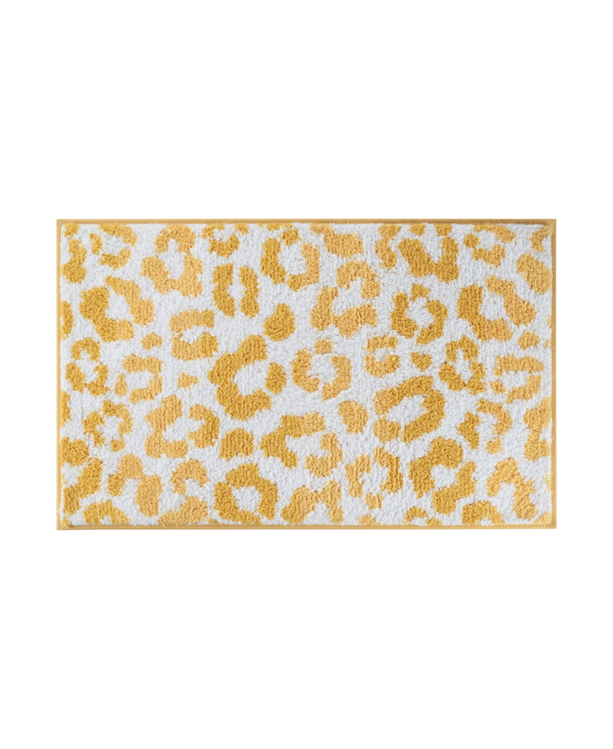 Juicy Couture Ombre Leopard 20" X 34" Bath Rug In Yellow