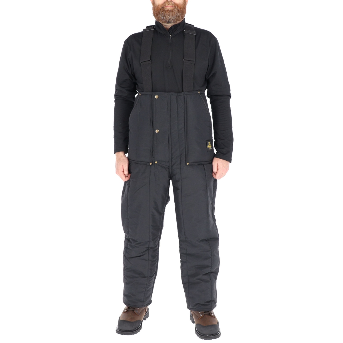 Men's Iron-Tuff Insulated Low Bib Overalls -50F Cold Protection - Navy