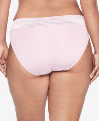 Women's No Pinching No Problems Dig-Free Comfort Waist with Lace Microfiber Hi-Cut 5109