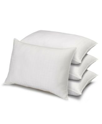 100% Cotton Dobby-Box Shell Soft Density Stomach Sleeper Down Alternative 4-Pack Pillow, King