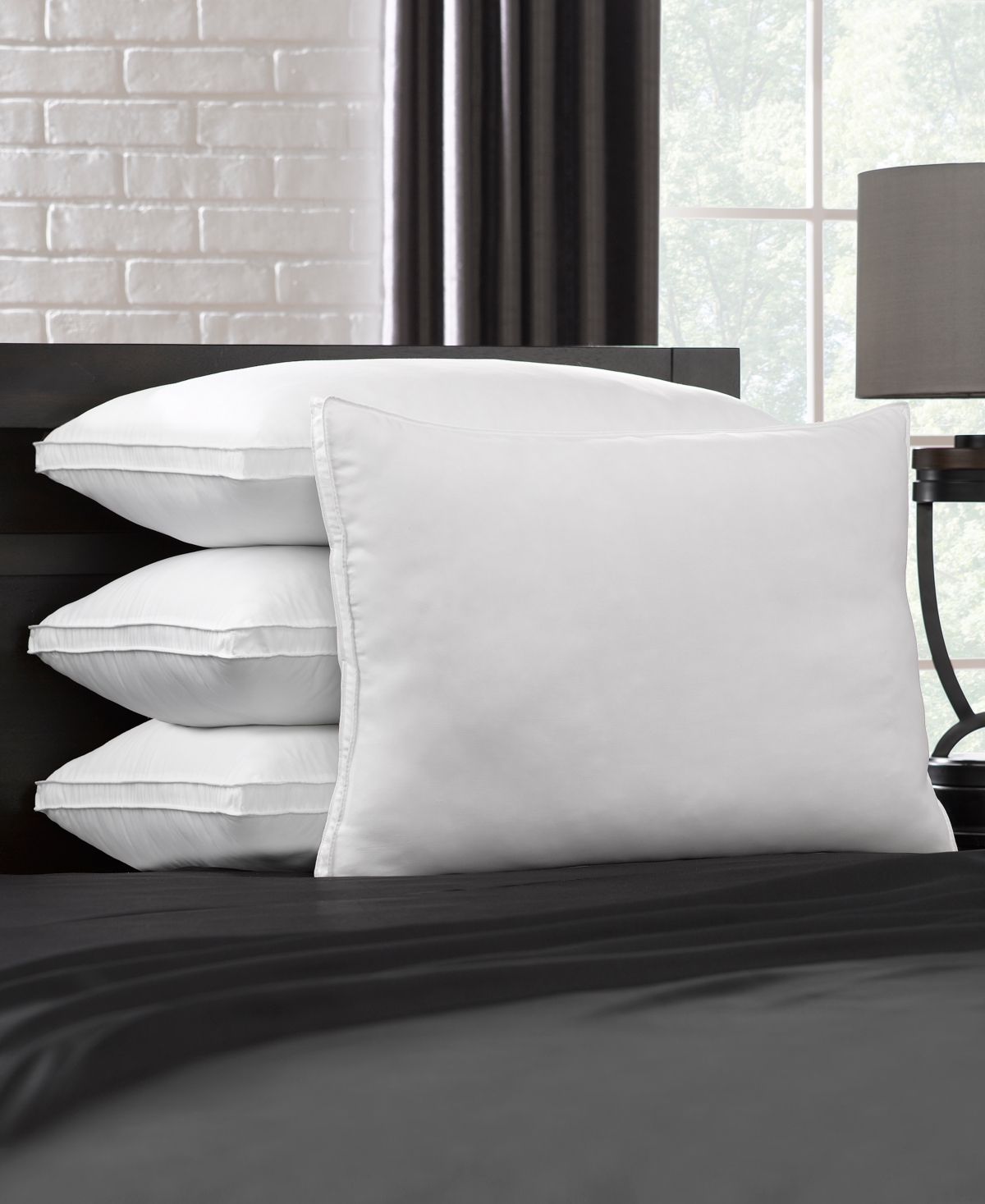 Ella Jayne Gusseted Firm Plush Down Alternative Side/Back Sleeper -Pack Pillow