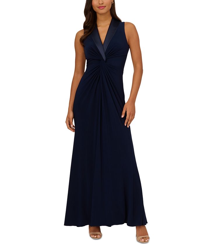 Adrianna Papell Women s Surplice Gown Macy s