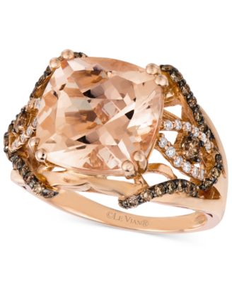 Le Vian - Morganite (5 1/4 ct. t.w.) and Diamond (5/8 ct. t.w.) Ring in 14k Rose Gold