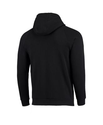 Men's Black Eugene Emeralds All Day Raglan Fleece Pullover Hoodie