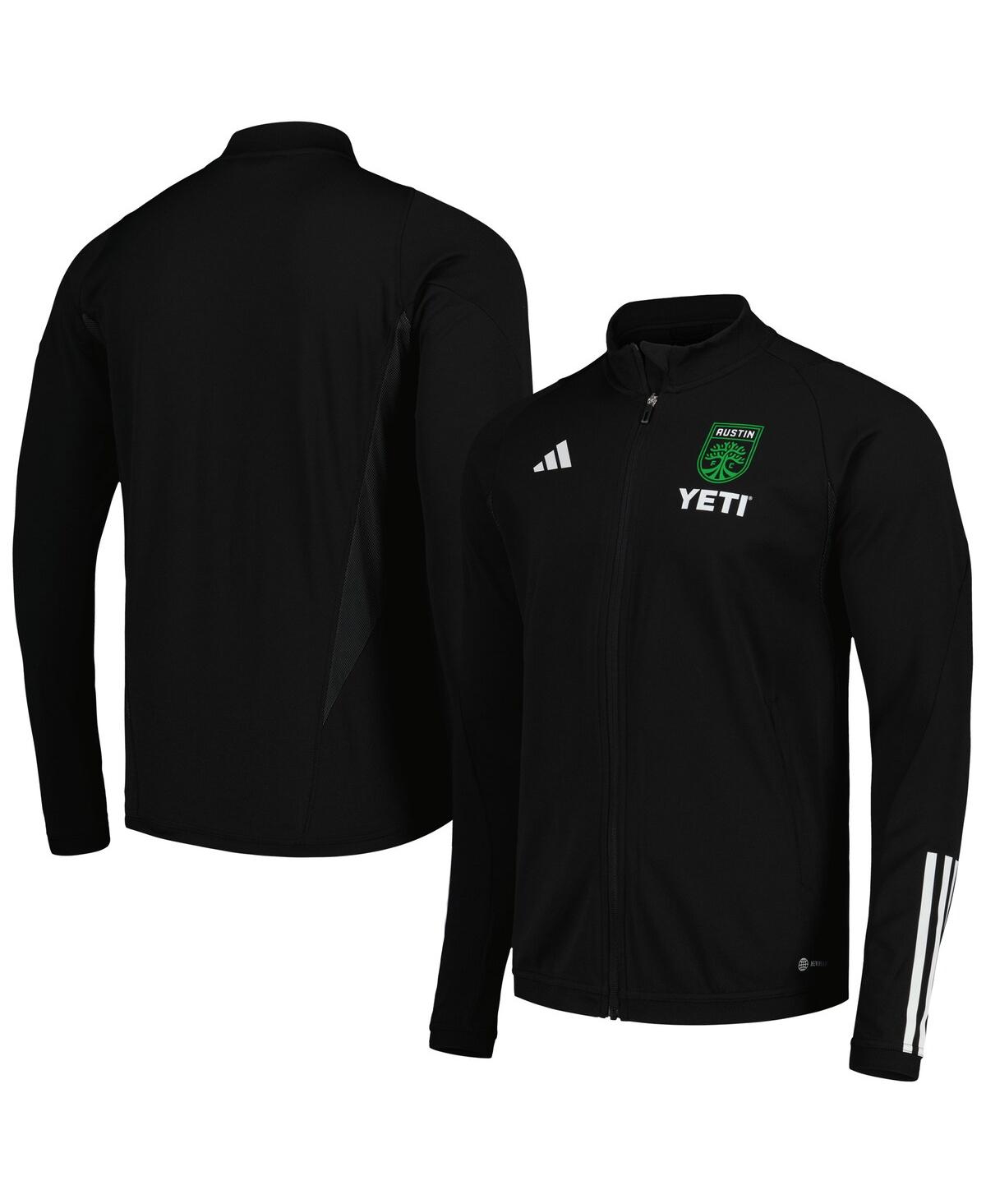 Men's adidasAustin Fc 2023 On-Field Aeroready Full-Zip Training Top - Black