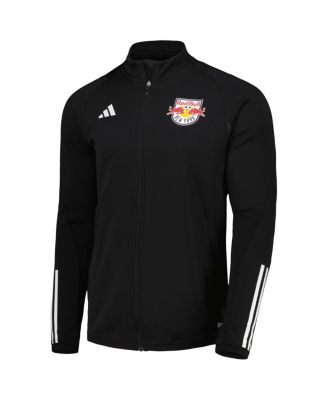 Men's Black New York Red Bulls 2023 On-Field AEROREADY Full-Zip Training Top