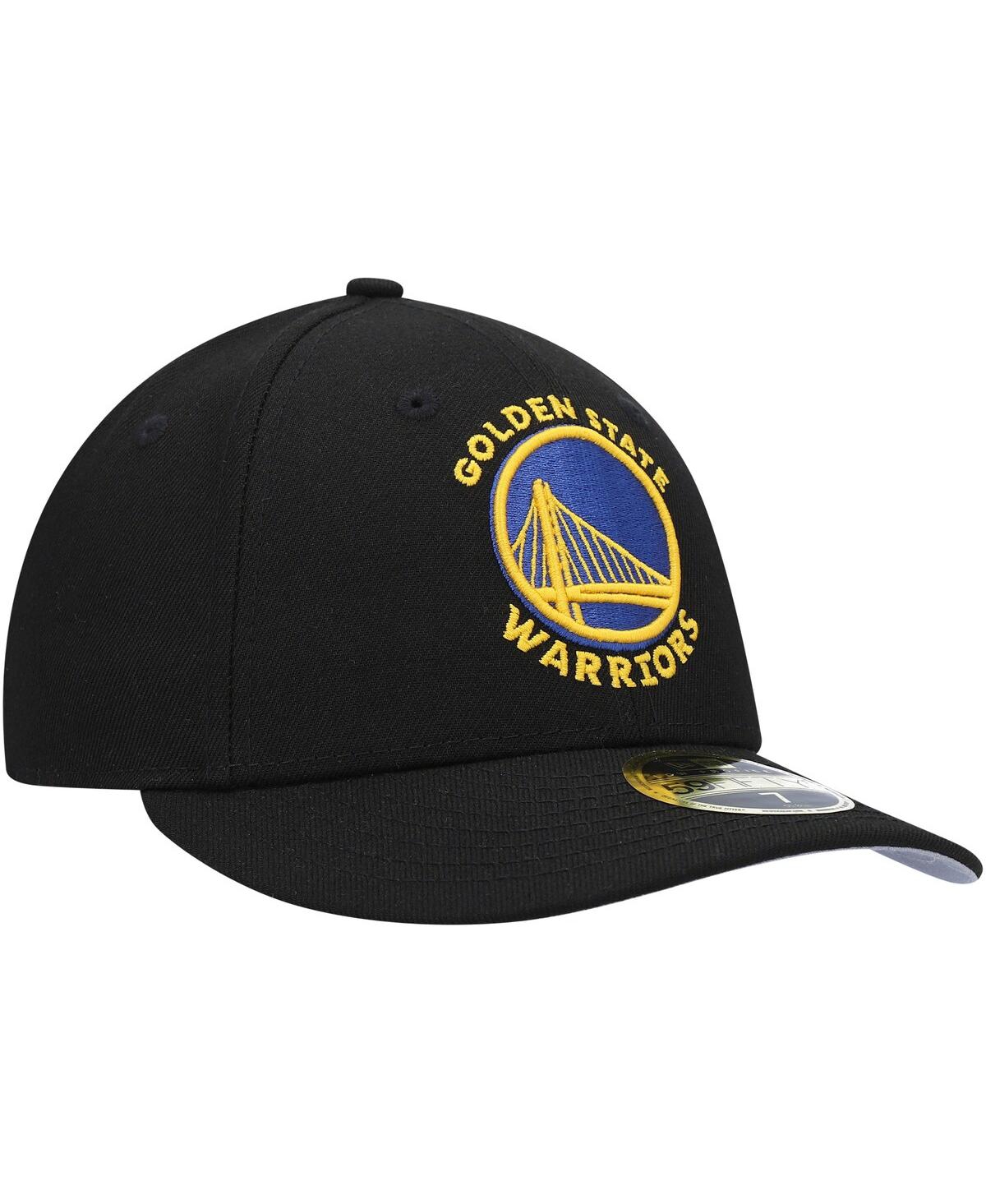 Men's New EraGolden State Warriors Team Low Profile 59FIFTY Fitted Hat - Black