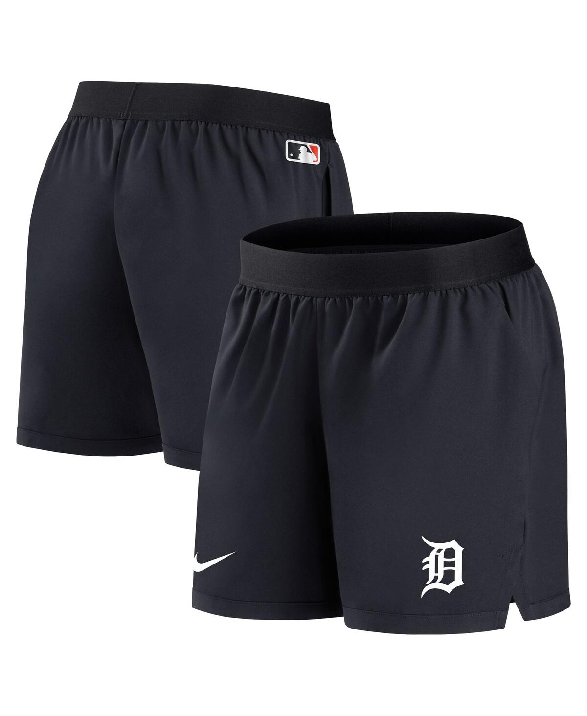 Nike Women's  Navy Detroit Tigers Authentic Collection Team Performance Shorts In Navy