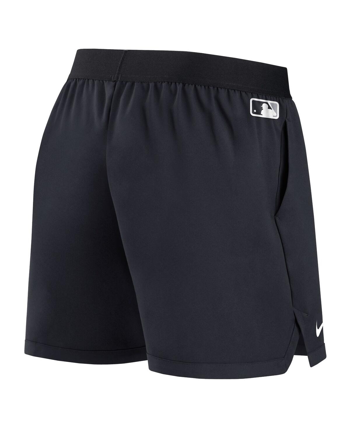 Shop Nike Women's  Navy New York Yankees Authentic Collection Team Performance Shorts
