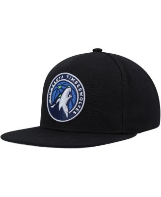 Men's Black Minnesota Timberwolves Side Core 2.0 Snapback Hat
