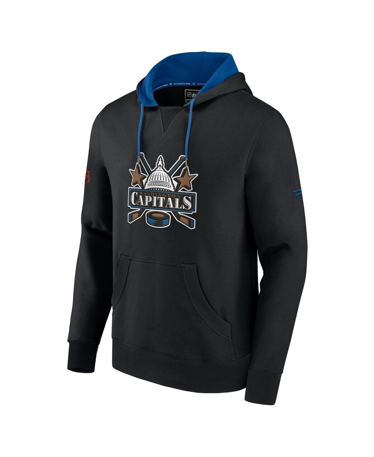Men's FanaticsWashington Capitals Special Edition 2.0 Team Logo Pullover Hoodie - Black