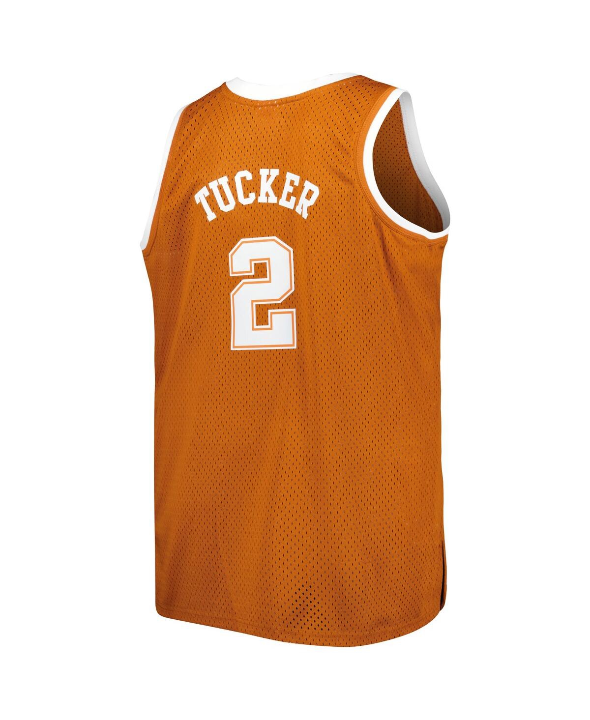 Men's Mitchell & Ness Pj TuckerTexas Longhorns Big and Tall Swingman Jersey - Texas Orange