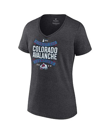 Men's Colorado Avalanche Fanatics Branded Heathered Charcoal 2022