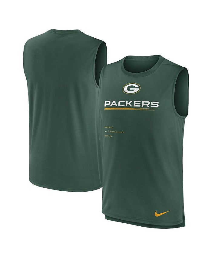 Men's Green Bay Packers Nike Green Muscle T-Shirt in 2023