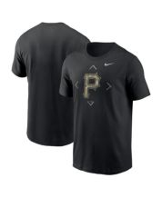 Women's Touch Black Pittsburgh Pirates Halftime Back Wrap Top V-Neck T-Shirt Size: Small