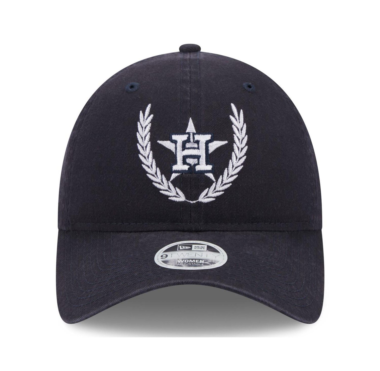 Women's Navy Houston Astros Leaves 9TWENTY Adjustable Hat
