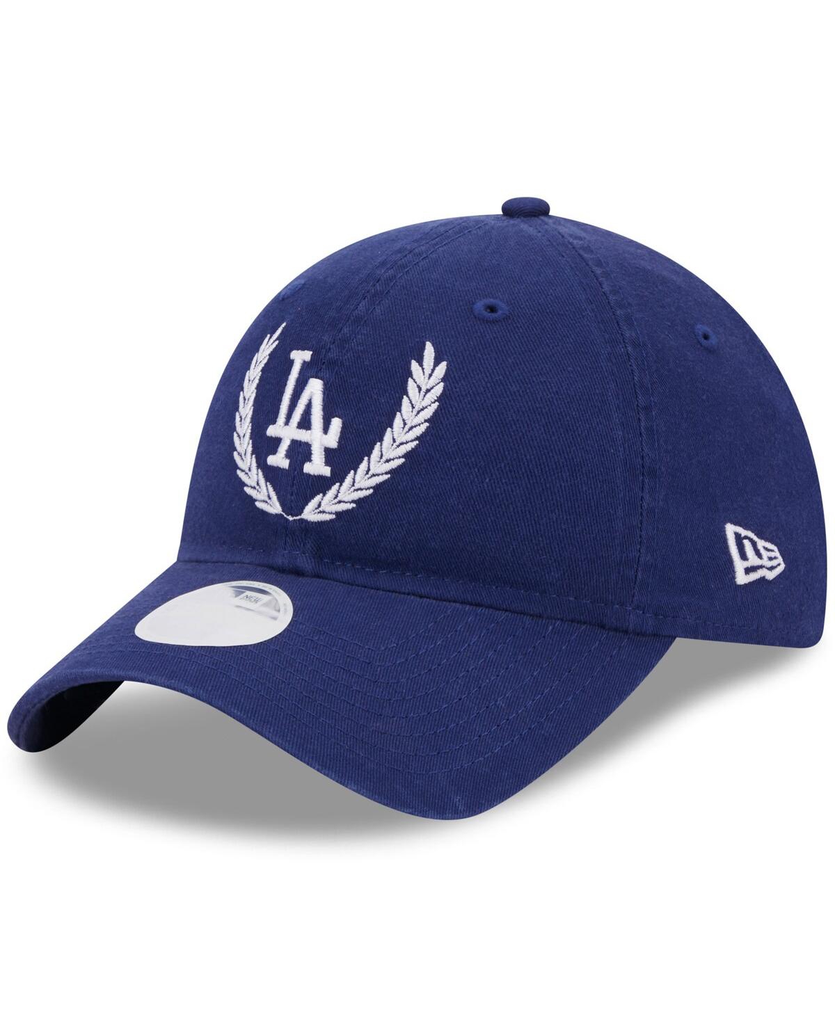 Shop New Era Women's  Royal Los Angeles Dodgers Leaves 9twenty Adjustable Hat
